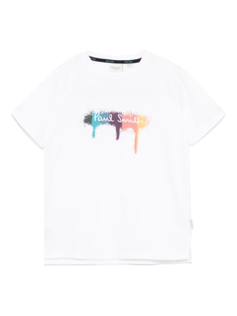 Paul Smith Junior T-shirt met artist streep