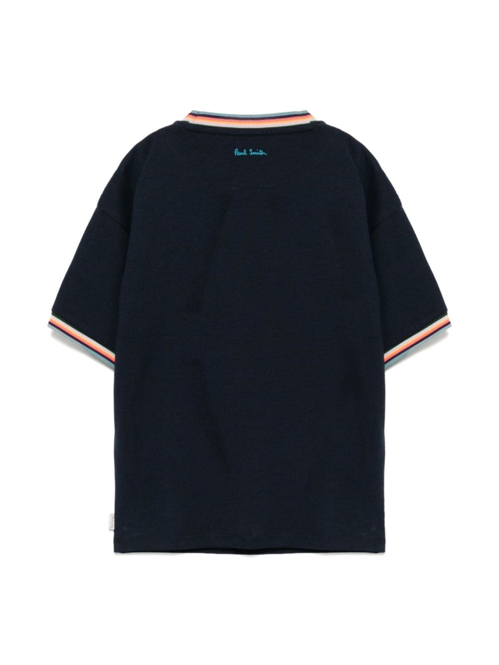 Paul Smith Junior T-shirt met logopatch - Blauw