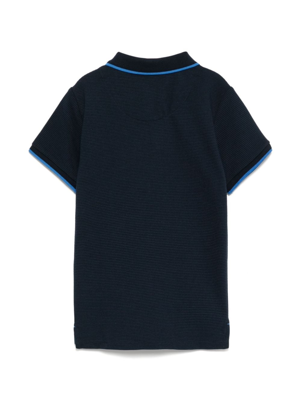 Paul Smith Junior zip polo shirt - Blauw