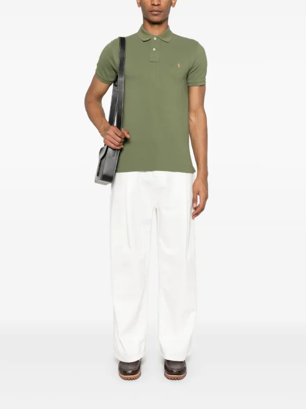 POLO RALPH LAUREN　リネン　ウィンドブレーカー　XXS　若草色 クラシック フィット ストライプド リネン シャツ