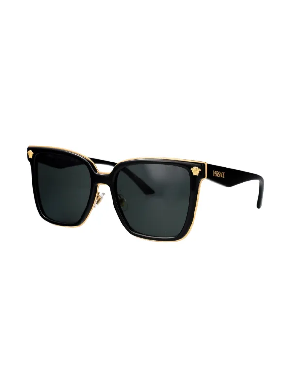 VERSACE サングラス Versace Eyewear 0VE2278D square-frame Sunglasses | Black | FARFETCH