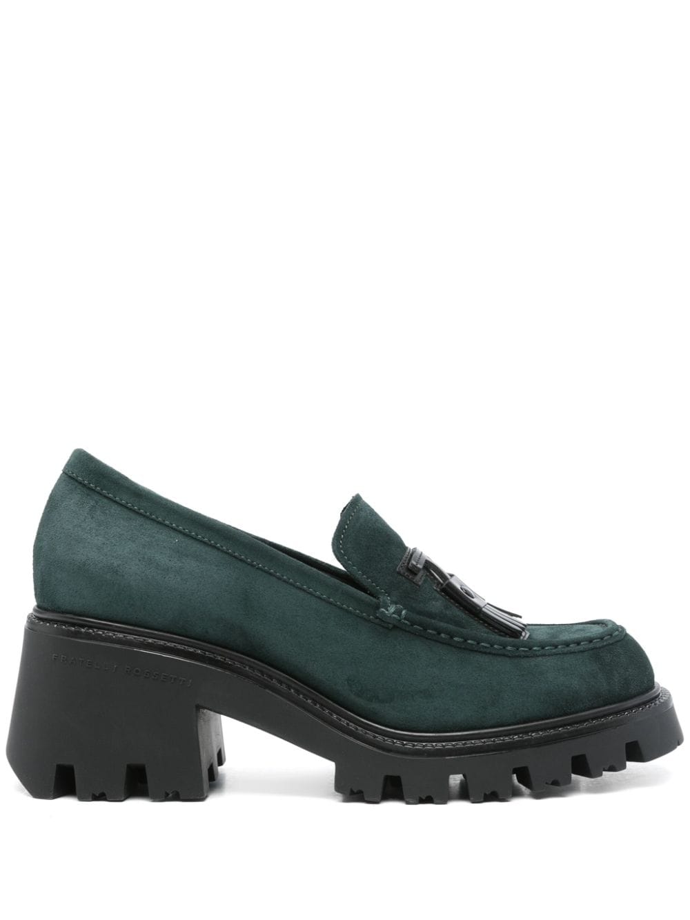 Fratelli Rossetti Suede Loafers In Green