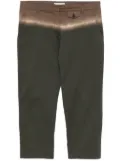 Prada Pre-Owned Prada Ombré Cropped Trousers, 2004 - Brown