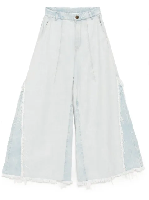 Chloé Pre-Owned jeans anchos con diseño acampanado