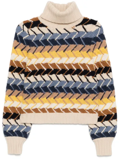 Chloé Pre-Owned suéter con cuello redondo