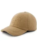 Versace logo-embroidered cap - Brown