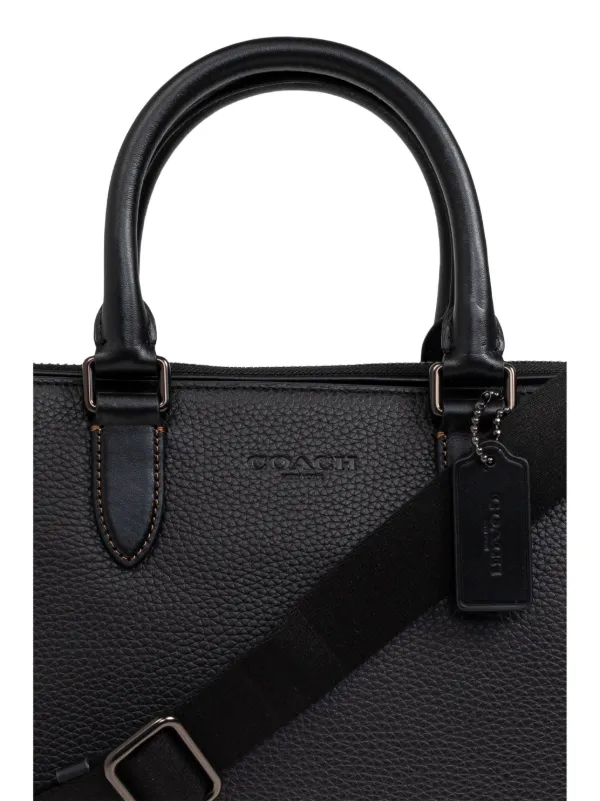 Coach newest Black Leather Satchel