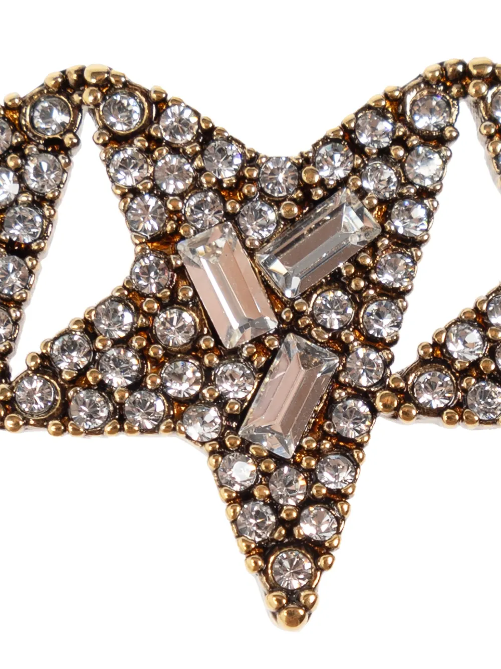 Golden Goose Kanten accessoire verfraaid met kristallen Goud