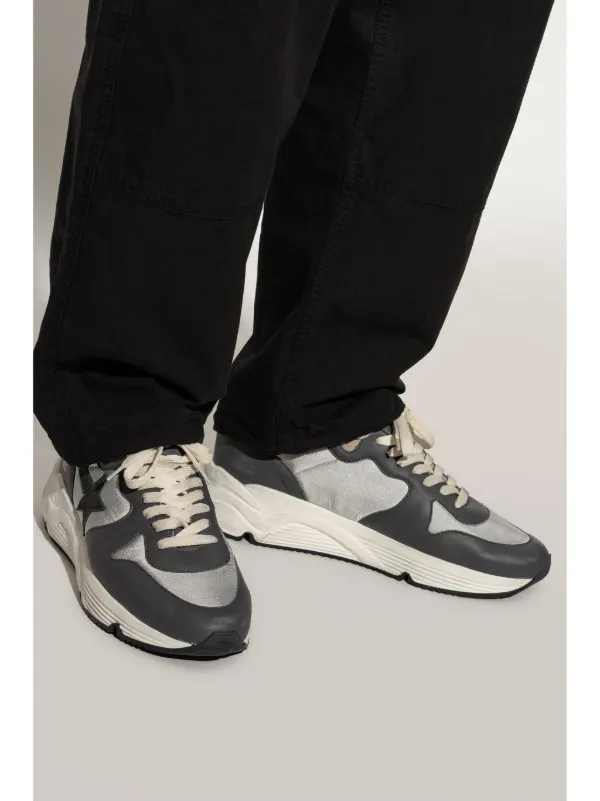★Golden Goose★ Running Sole Panel Sneakers Black GWF00126F Golden Goose Running Sole Sneakers | Black | FARFETCH