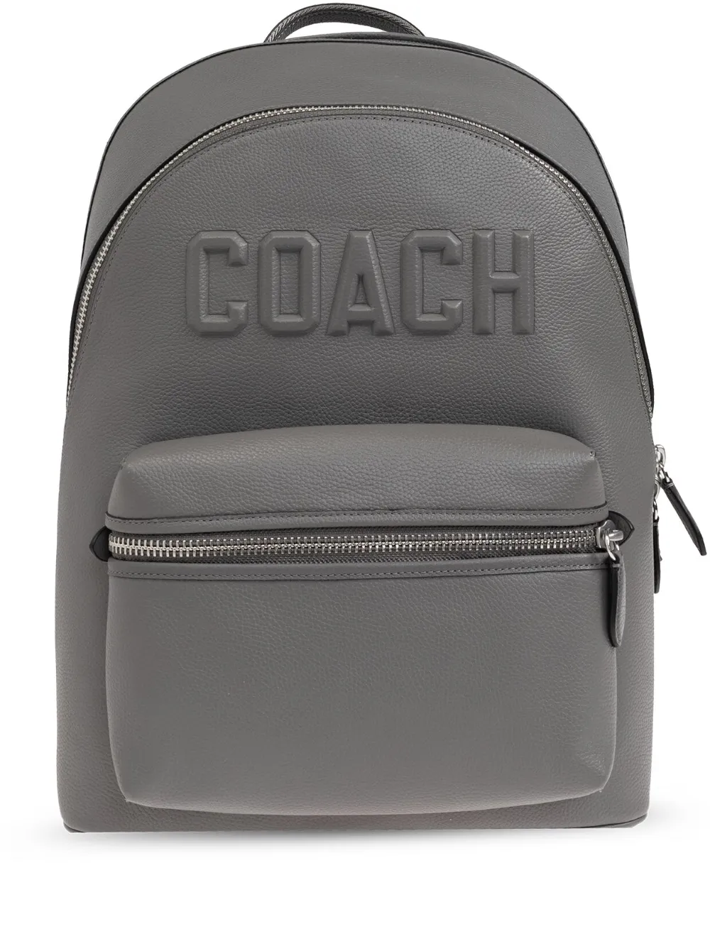 Coach embossed leather bag sales