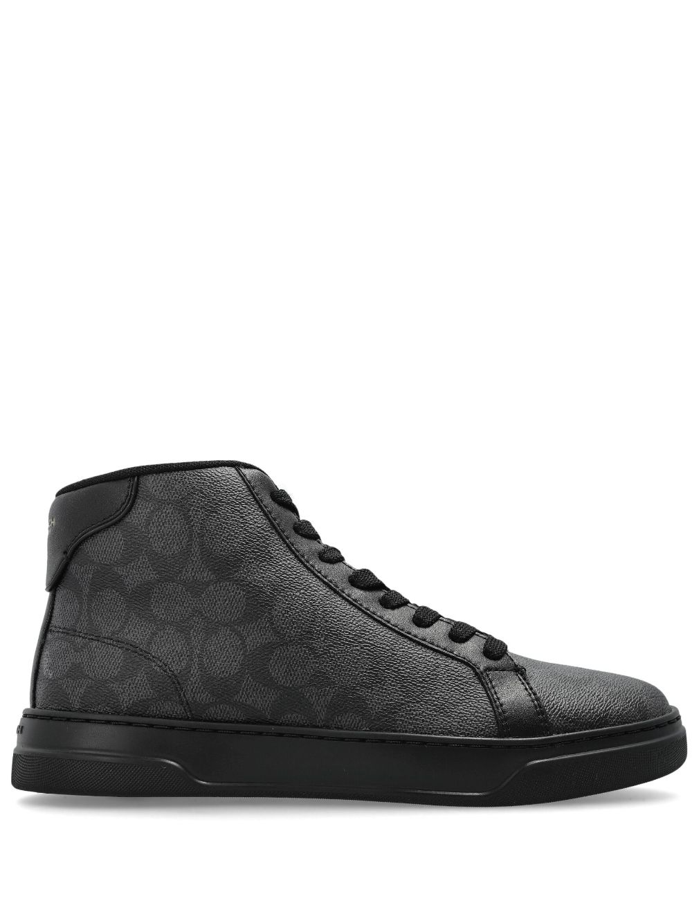 Shop Coach High Line Sneakers In Black