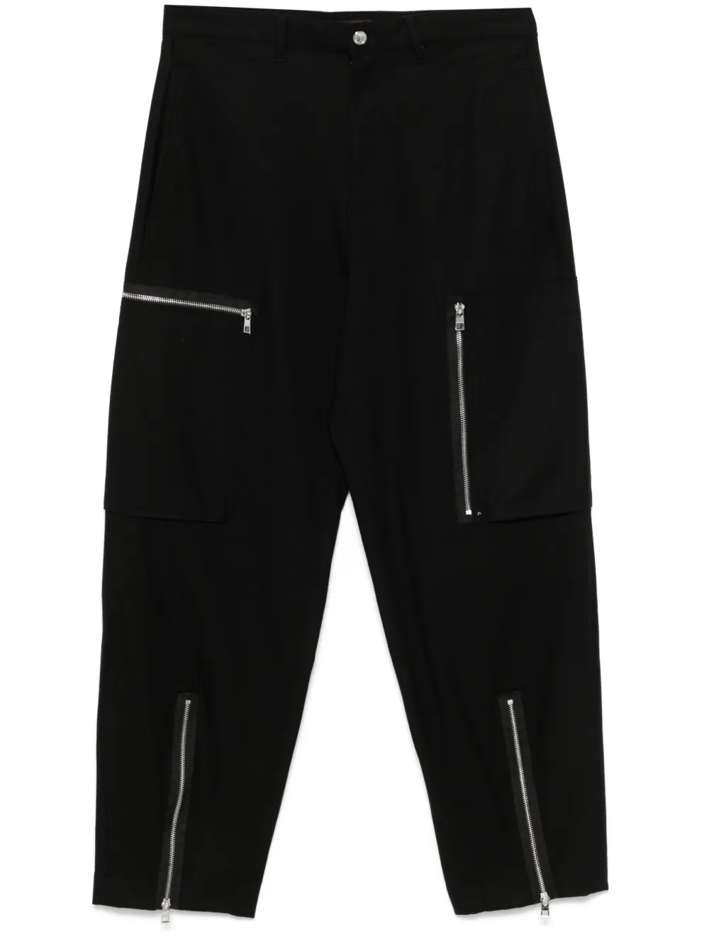 Michael Kors stretch zip-up cargo pants – Black