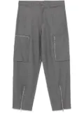Michael Kors stretch zip-up cargo pants - Grey