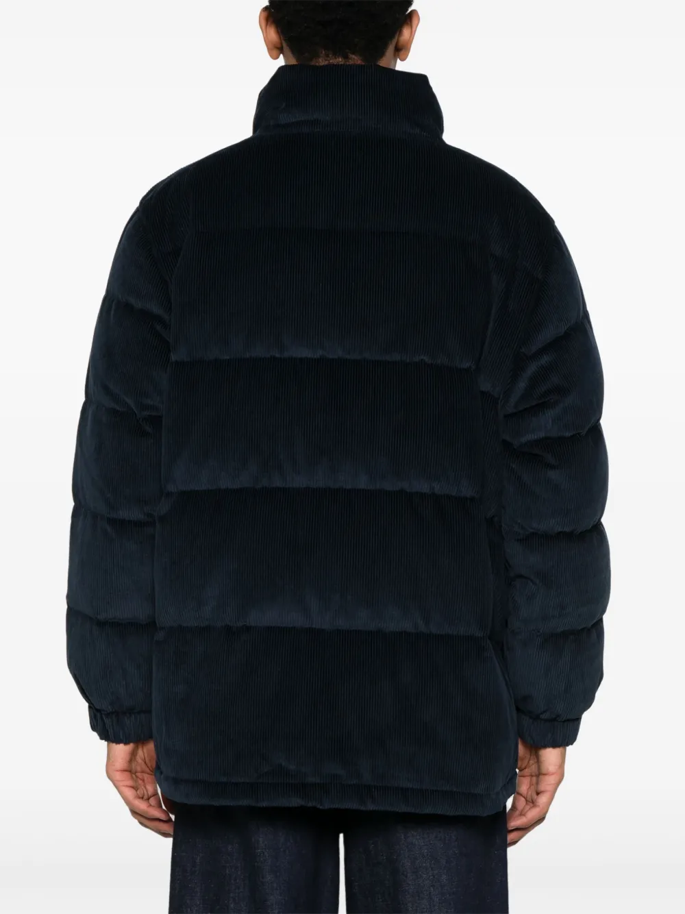 Maison Kitsune Corduroy Puffer Jacket Blue FARFETCH AZ