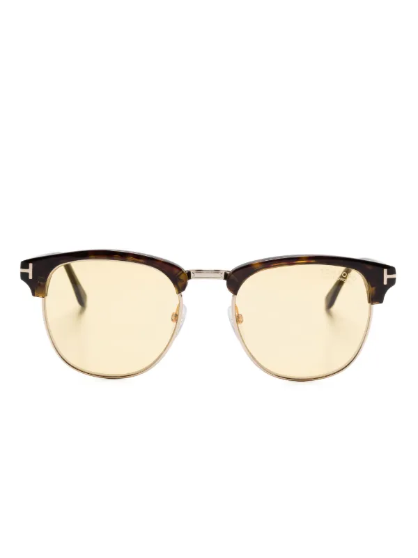 TOM FORD Eyewear Henry sunglasses unisex Acetate 51 Brown