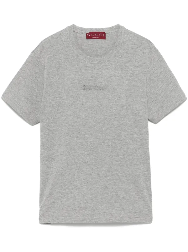 Gucci ロゴ Tシャツ | グレー | FARFETCH JP