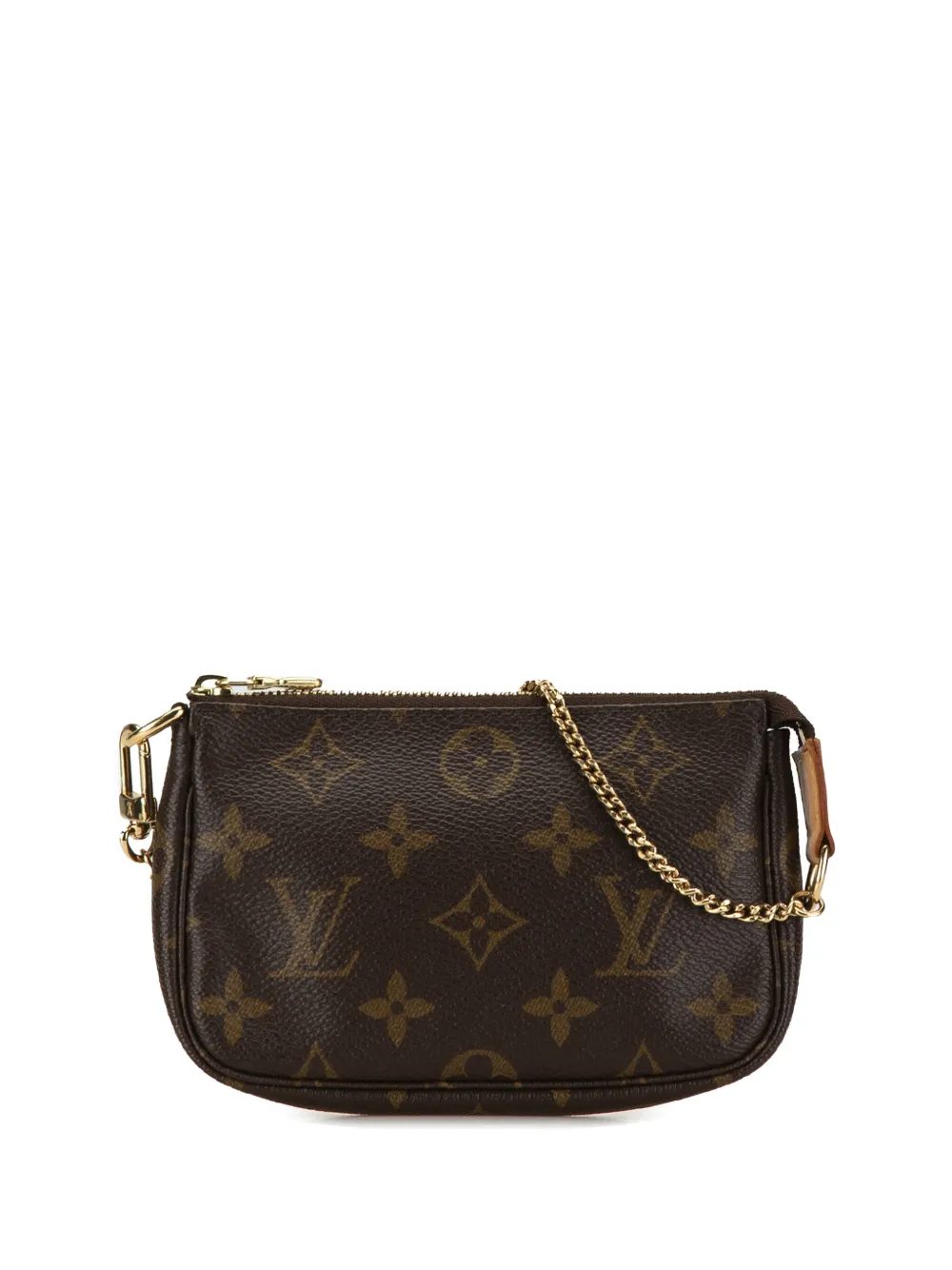 Louis Vuitton Pre Owned 2005 Mini Pochette Accessoires Handtasche Mit Monogramm Braun FARFETCH DE