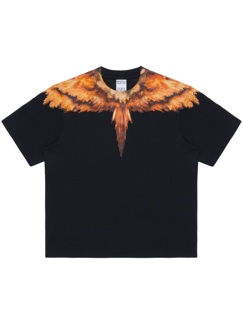 Marcelo Burlon County of Milan Colordust Wings T-shirt Zwart