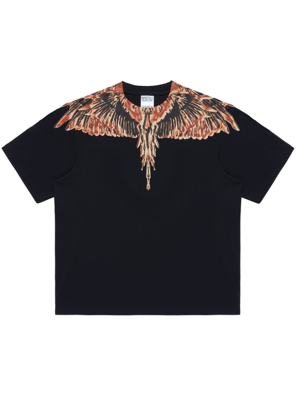 Marcelo Burlon County of Milan T-shirt met print Zwart