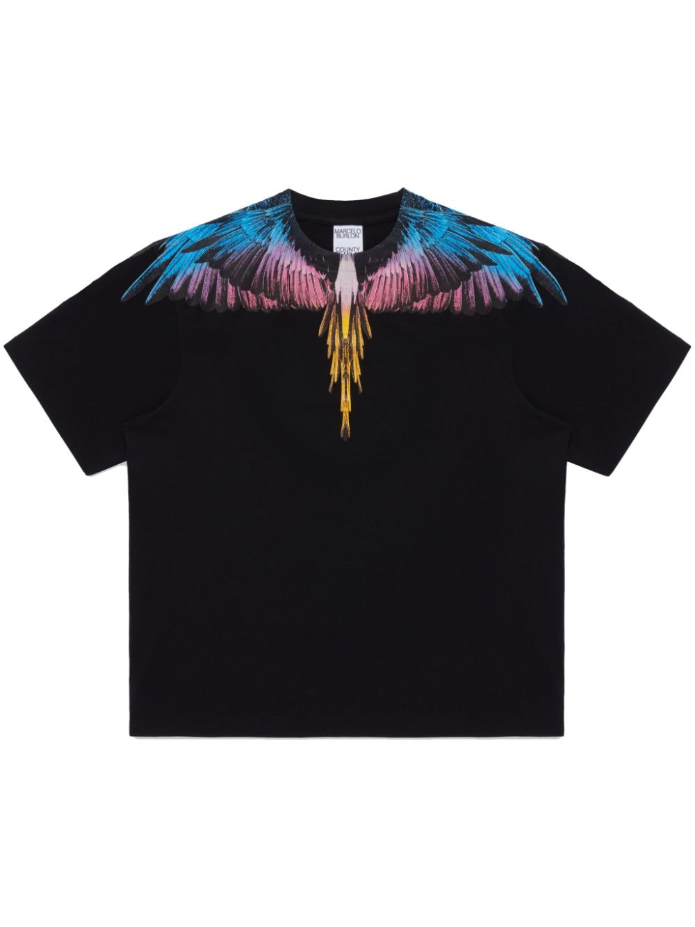 Marcelo Burlon County of Milan T-shirt met print Zwart