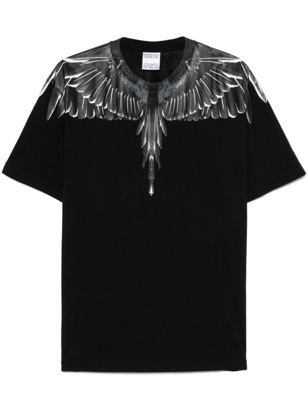 Marcelo Burlon County of Milan T-shirt met print Zwart