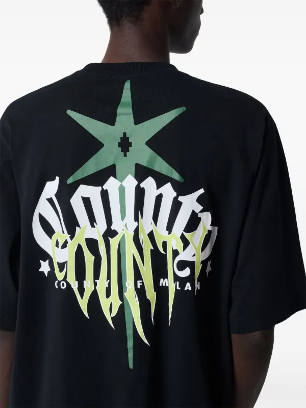 Marcelo Burlon County Of Milan County Goth T-shirt | Black | FARFETCH JO