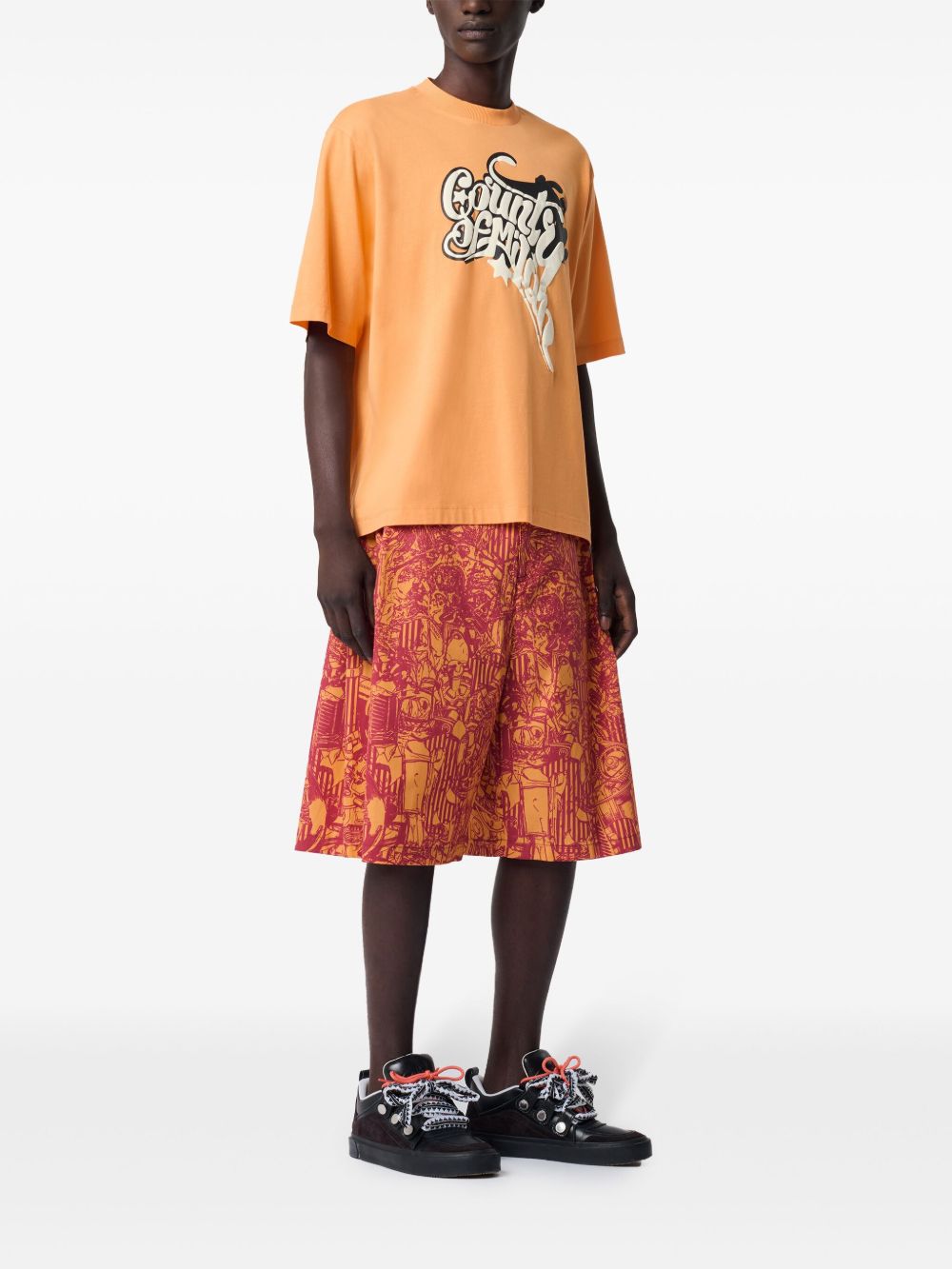 Marcelo Burlon County of Milan County Melted T-shirt - Orange