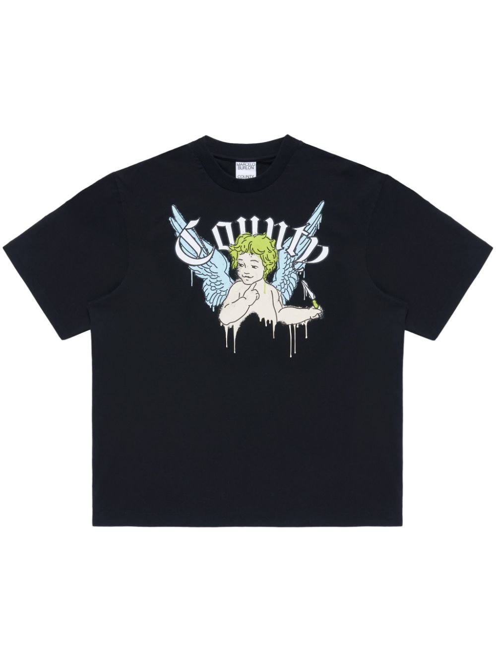 Marcelo Burlon County of Milan Country Angel T-shirt Zwart