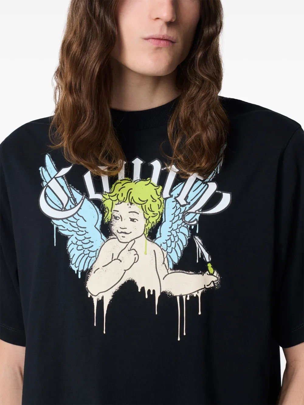 Marcelo Burlon County of Milan Country Angel T-shirt Zwart