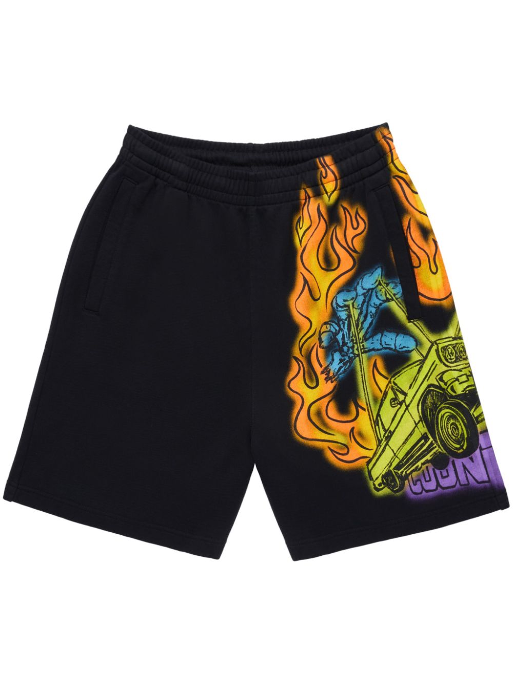 Marcelo Burlon County of Milan Country Flame shorts Zwart