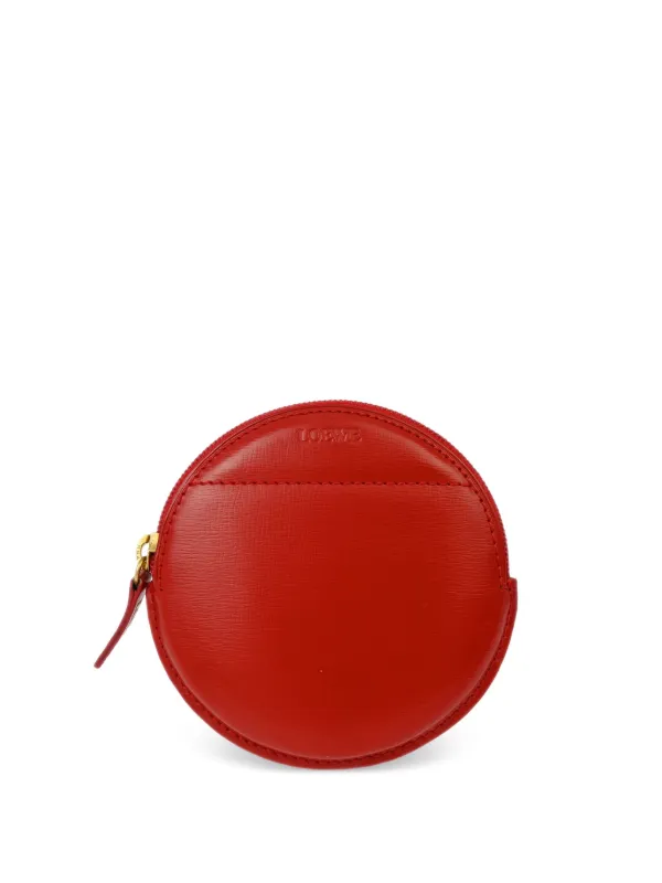 Loewe Pre-Owned Portamonete Rotondo Anni '90-2000 Rosso