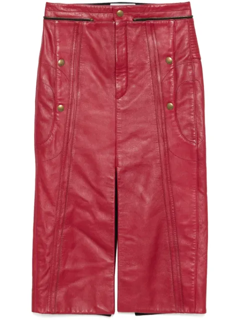 Chloé Pre-Owned falda lápiz con cierre