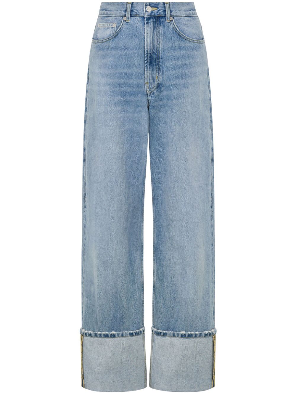 straight-leg jeans