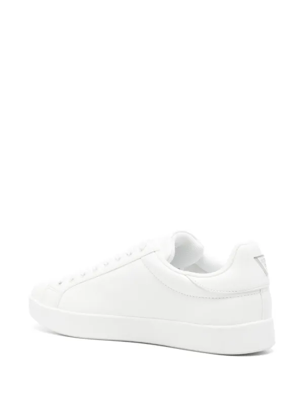 Guess white leather shoes online