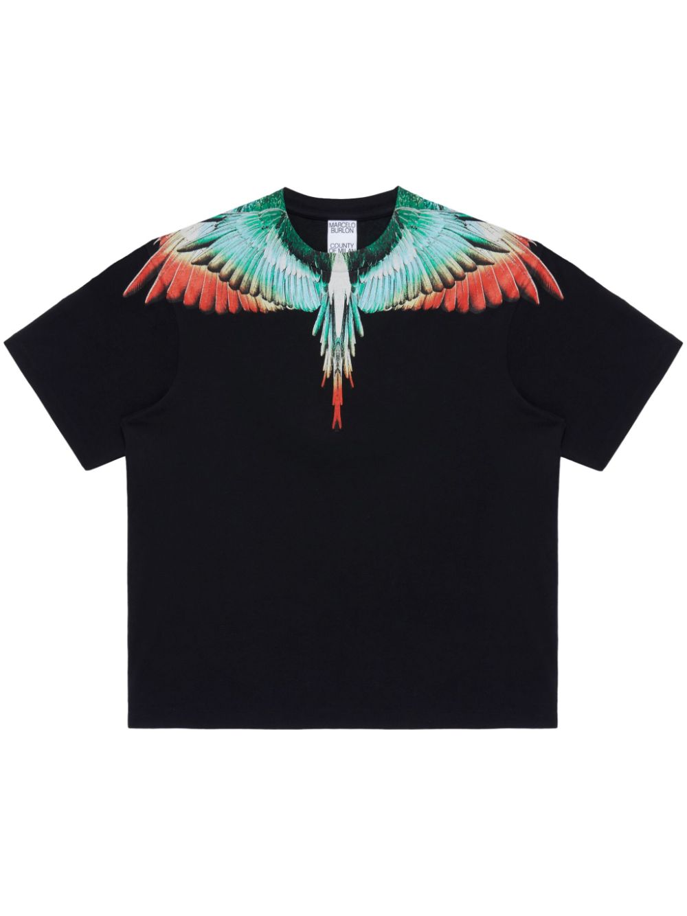 Marcelo Burlon County of Milan T-shirt met print Zwart