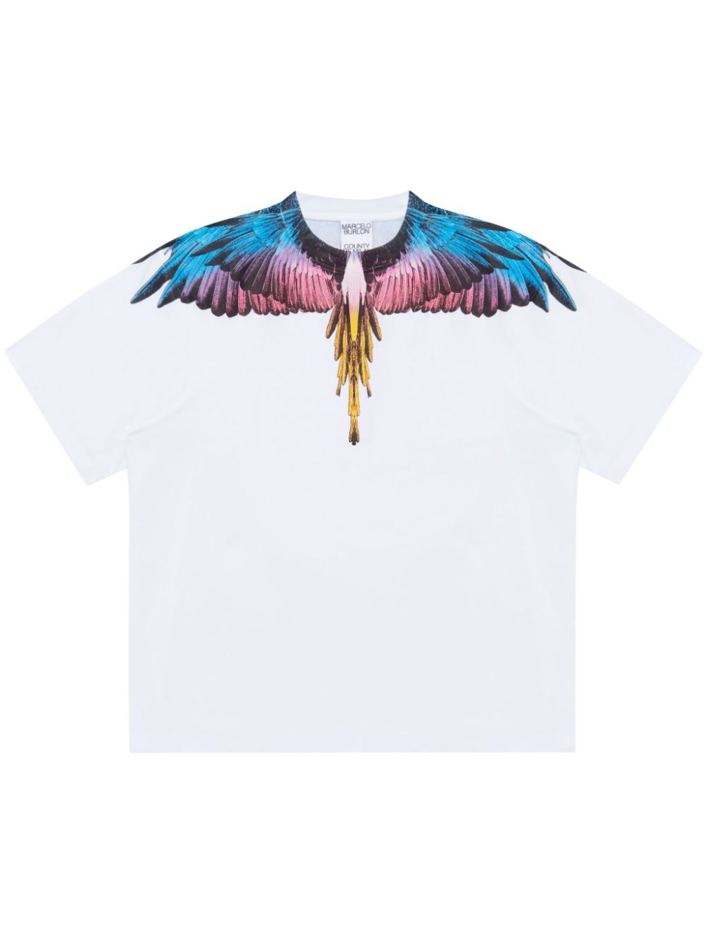 Marcelo Burlon County of Milan T-shirt met print Wit