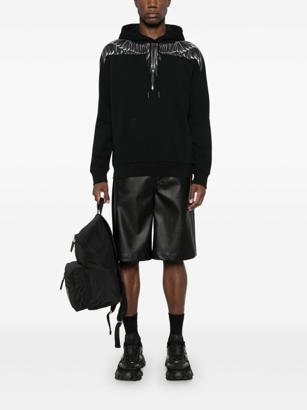 Marcelo Burlon County of Milan Icon Wings hoodie - Zwart