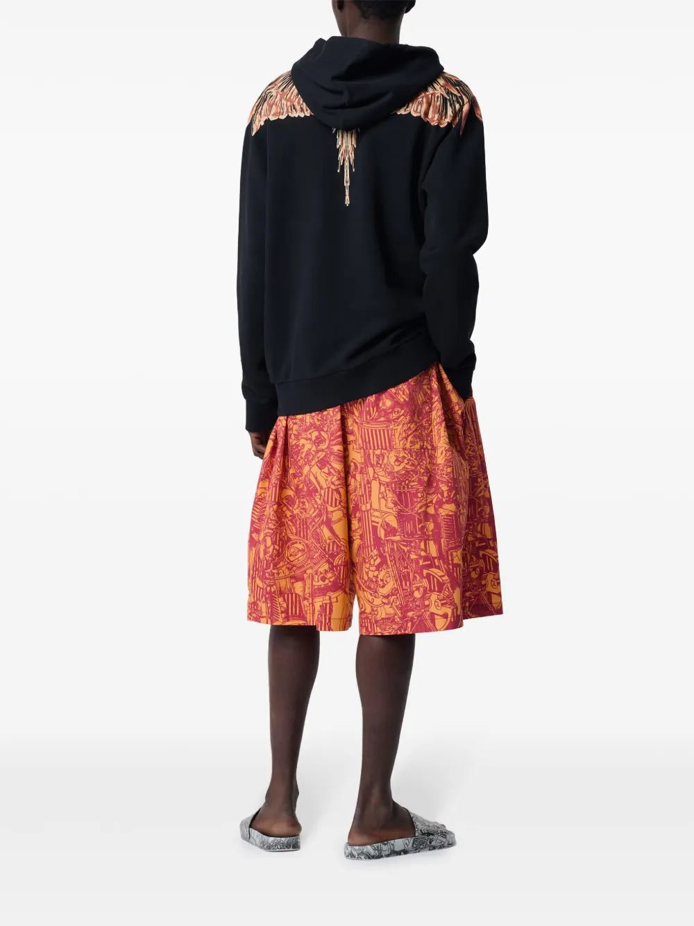 Marcelo Burlon County of Milan Icon Wings hoodie Zwart