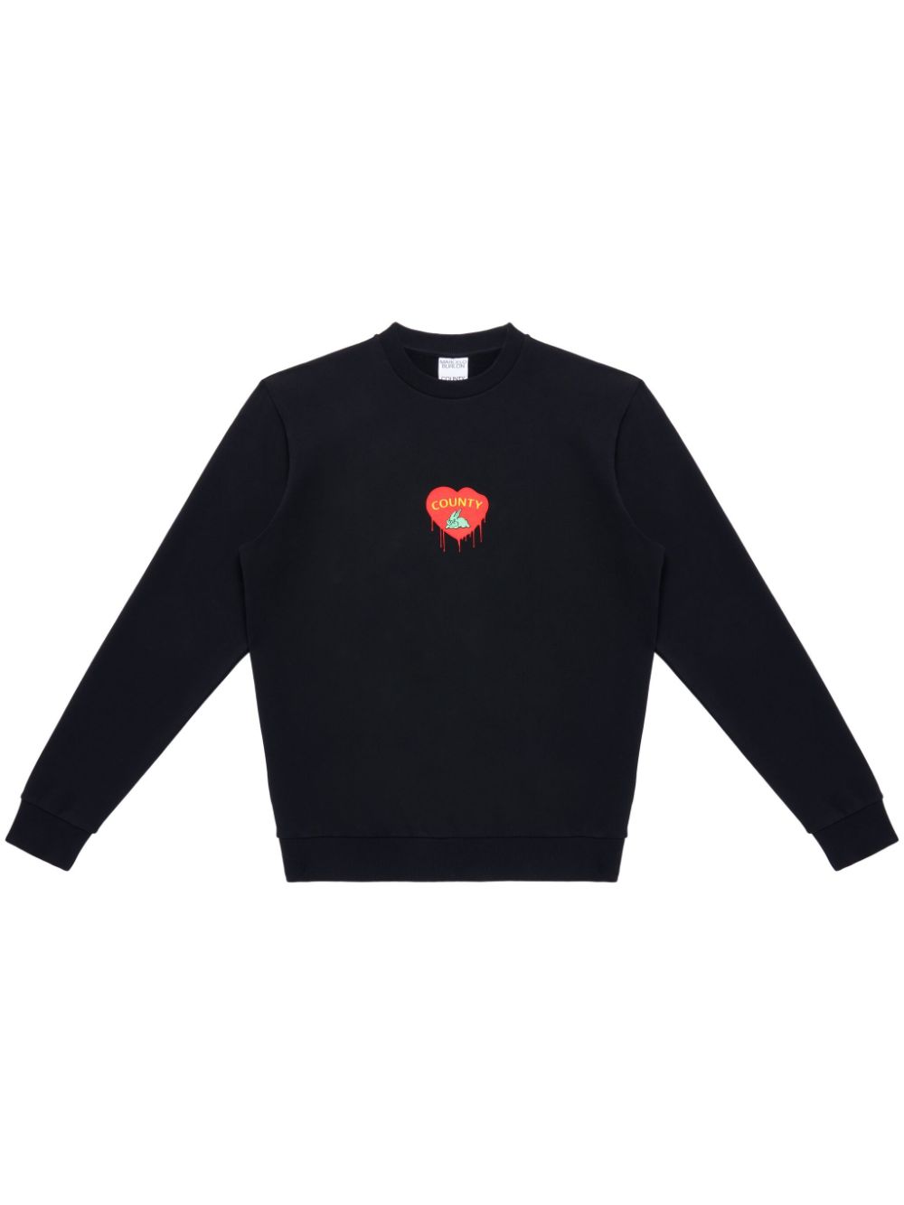 Marcelo Burlon County of Milan Bunny Heart sweatshirt - Black