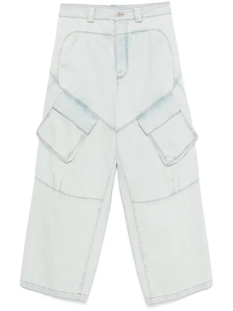 Marcelo Burlon County of Milan jeans cargo anchos