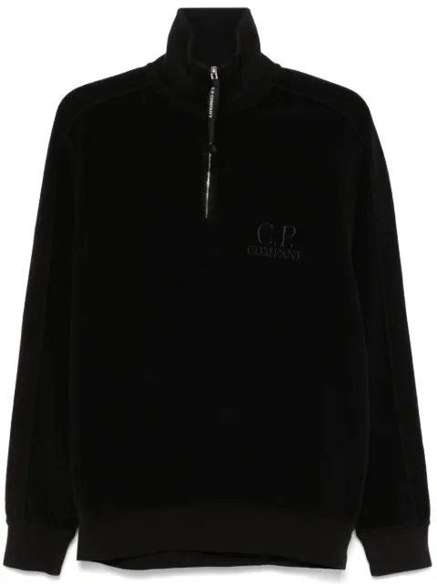 C.P. Company fleeced half-zipped sweatshirt
