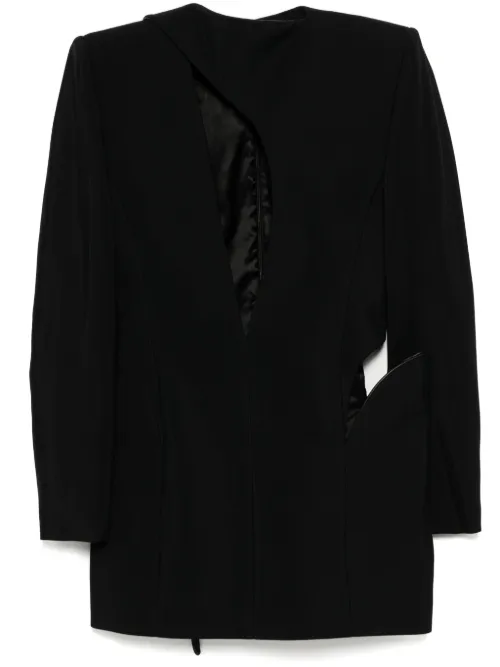 Mugler robe à découpes - Noir - Mugler - Modalova