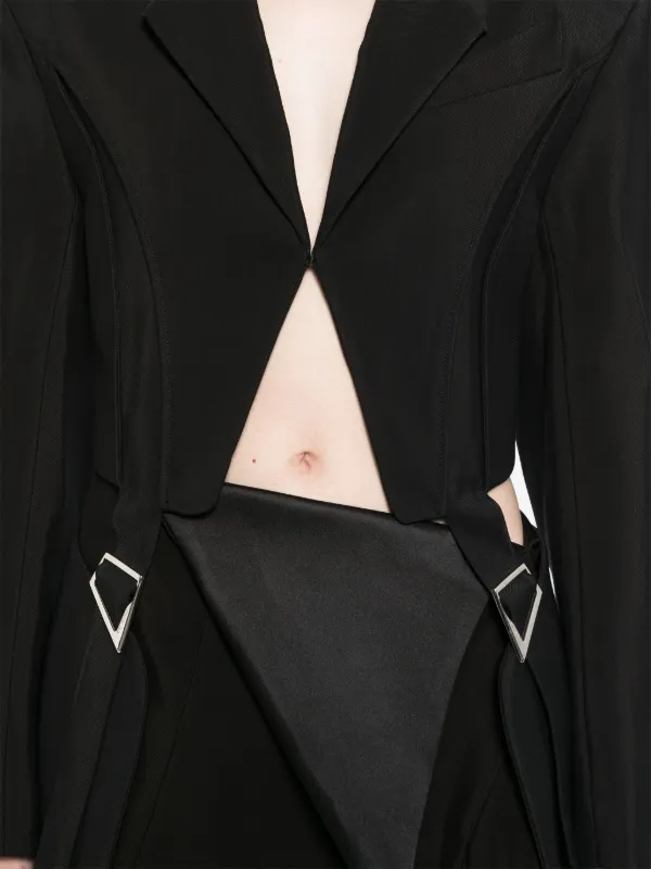 【関税込み】Mugler ブラック スター ボディスーツ Black Star Bodysuit by Mugler on Sale