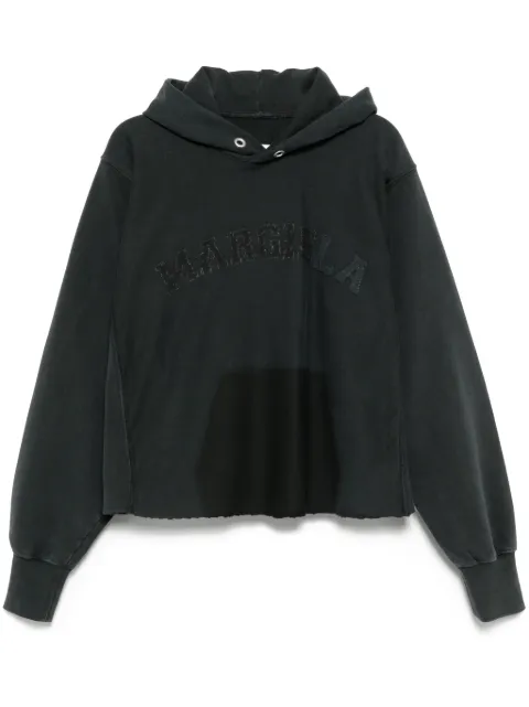 Maison Margiela logo-embroidered hoodie
