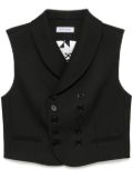 Dice Kayek double-breasted waistcoat - Black