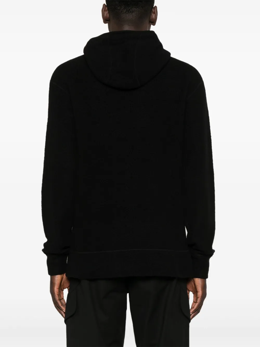 C.P. Company Fleece hoodie Zwart