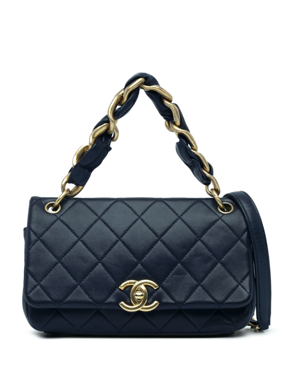 Affordable HOT SALE CHANEL 2021 Quilted Lambskin Chain is More Flap satchel Women