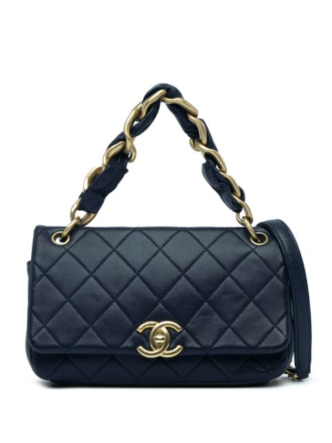 HOT SALE CHANEL 2021 Quilted Lambskin Chain is More Flap satchel Women