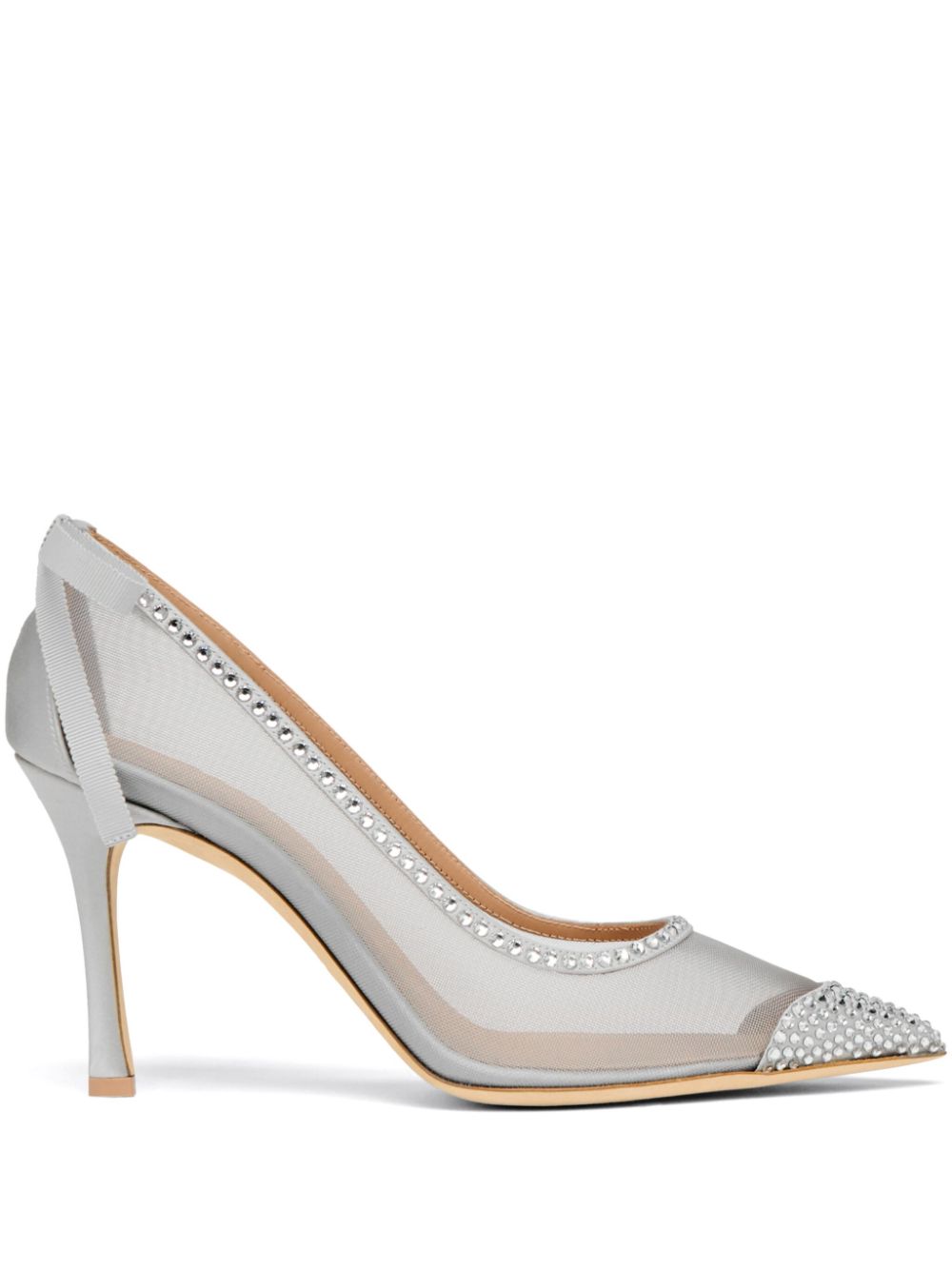 Malone Souliers Liberty 90 mm pumps Zilver