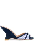 Malone Souliers 85mm Isla sandals - Blue